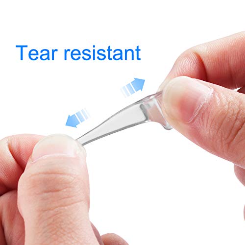 WINOMO 20 Paar weiche Silikon-Brillen-Anti-Rutsch-Ohr-Pads (Transparent)