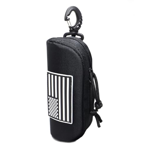 Image of Tactical Molle Glasses Case Tactical Eyeglasses Case Shockproof Sunglasses Carrying Protective Box with Clip
