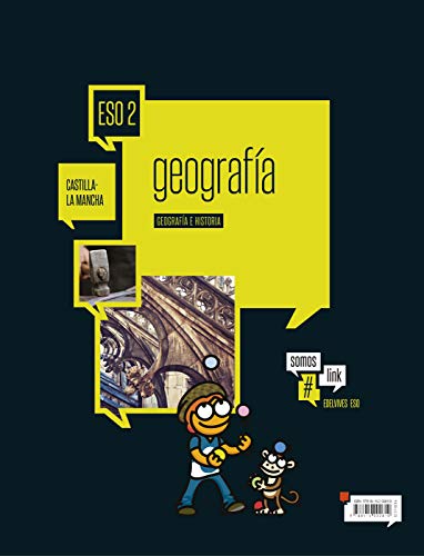 Portada de Geografía e Historia 2 º ESO - Dos Volumenes- Castilla y la Mancha