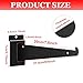 10Pcs Heavy Duty Slatwall Knife Shelf Bracket, 8 inch Metal Shelf Bracket for Slat Wall, Black Slatwall Accessories with Lip, Gridwall Brackets Hooks for Slatwall Panels Shelf Display Home Commercial