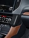 KUDA Handyhalterung passend für Subaru Forester ab 2018 & ab 2021 - Telefonkonsole für Smartphones, Handy, Navi und mehr - Kunstlederkonsole, schwarz, 4365