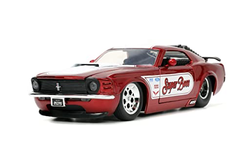 Jada Big Time Muscle 1:24 1970 Ford Mustang Boss 429 Rojo miniatura 1