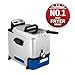 Tefal Oleoclean Pro, 3.5L Oil Capacity, Patented Filtration System, Easy to Clean, 1.2 kg of Food, 6 Portions, 2300W, Stainless Steel with Removable Blue Oil Box - FR804040