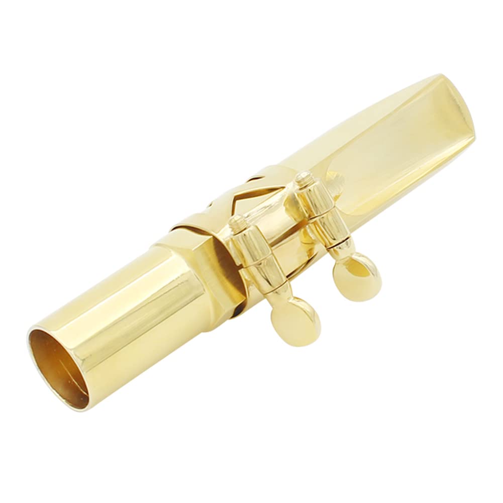 Sax Bocchino, Jazz Alto Saxophone Metallo 8C Bocchino con cappucci Patch Cuscinetti