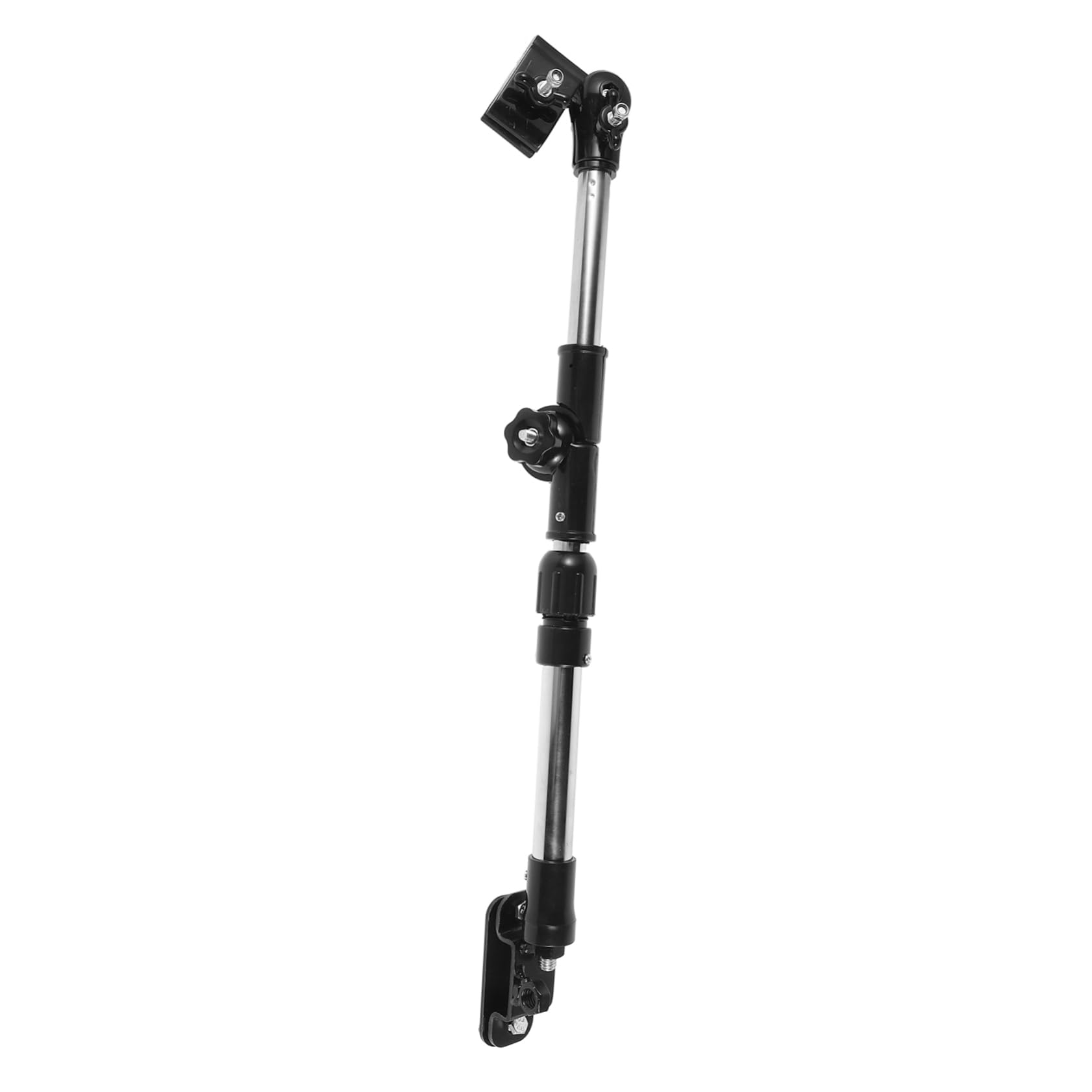 HEMOTON Stroller Umbrella Holder Adjustable Stainless Steel Umbrella Clamp for Stroller and for and Storage Fit for Carriage