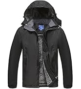 Men's Winter Mountain Waterproof Ski Jacket Windproof Rain Windbreaker Warm Hooded Snow Coat
