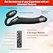 Strap-on con 3 motores de vibración independientes – control remoto inalámbrico – silicona flexible con memoria de forma – recargable e impermeable – experiencia en pareja – Strap-On-Me (M)