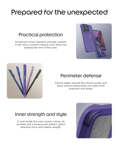 Image of Motorola Moto G Stylus (2025 /2026) Rugged Protective Case- Daybreak | Precision fit, Military Grade Shock Absorbing Cover for Enhanced Phone Grip, Drop Protection