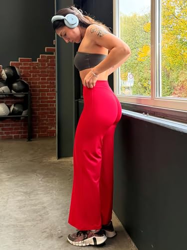 Image of YEOREO Ease Workout Leggings Womens No Front Seam Straight Leggings 29 inch / 31.5 inch / 33 inch / 35 inch High Waist Buttery Eddiy Yoga Pants