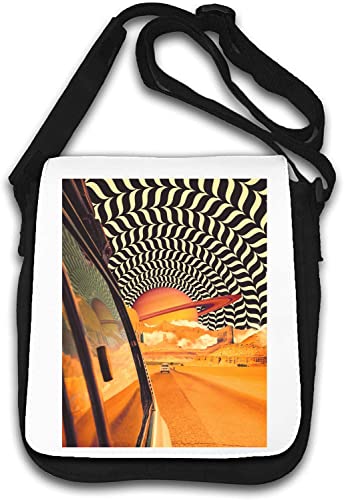 Sac à bandoulière Trippy Saturne Blanc aux finitions graphiques soignées