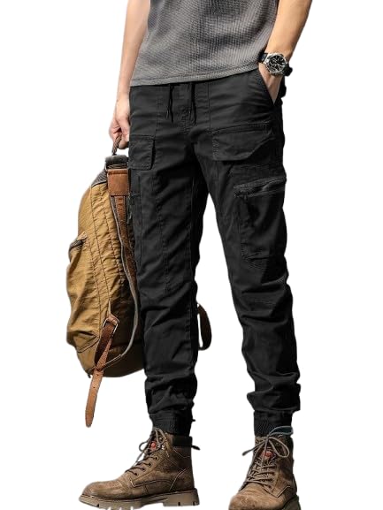 Image of Noble Monk Cargo for Men || Cotton Cargo Pant || Stylish Multi-Pocket Casual Trousers for Men