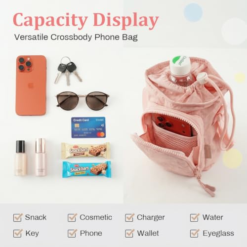 Image of PALAY Crossbody Phone Bags for Women Small Multifunctional Mobile Pouch Sling Bags for Girls Travel Cell Phone Purses Pouch Sport Shoulder Bag