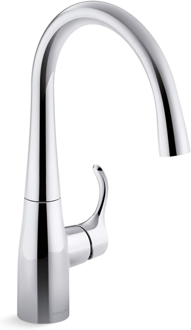 KOHLER 22034CP Simplice Single Handle Kitchen Bar Faucet