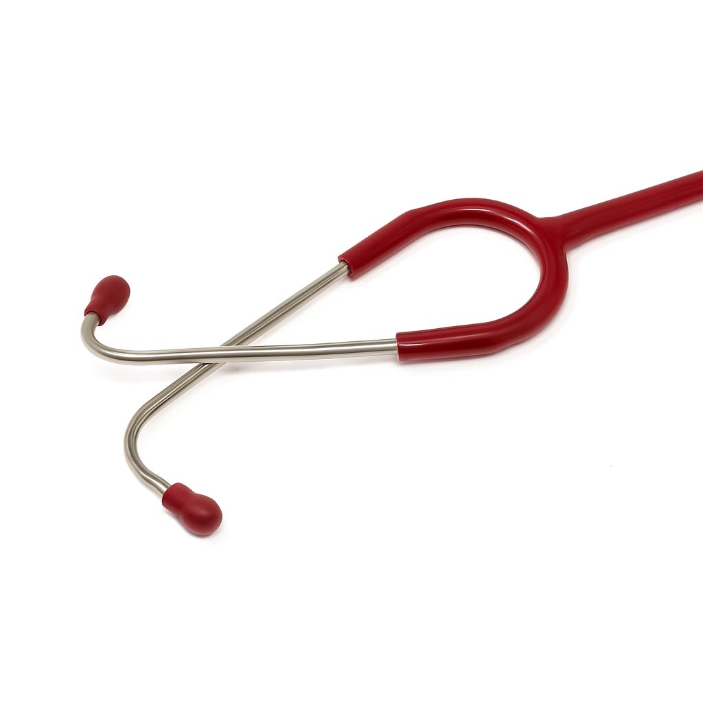 Indosergical Silver II-SS STthoscope (Red) Indosergical Silver II-SS STthoscope (Red)