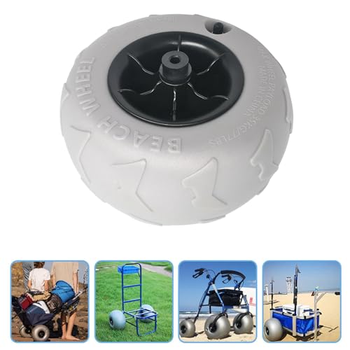 Roues de chariot de plage gonflables Baoblaze pneu basse pression