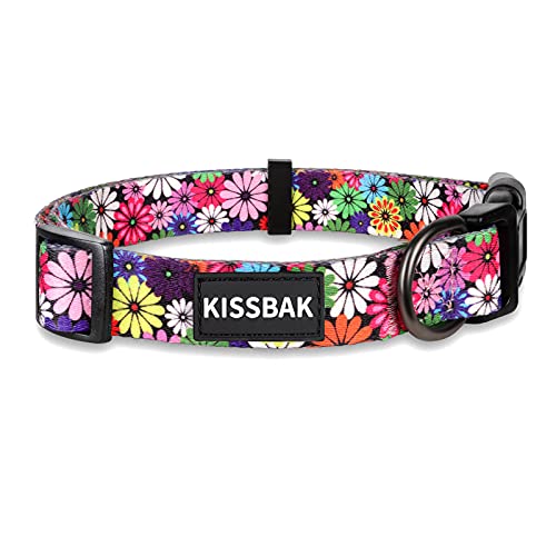 KISSBAK Dog Collar for Medium Dogs - Special Design Cute Small Medium Large Girl Dog Pet Collar Soft Adjustable Fancy… - Image 5