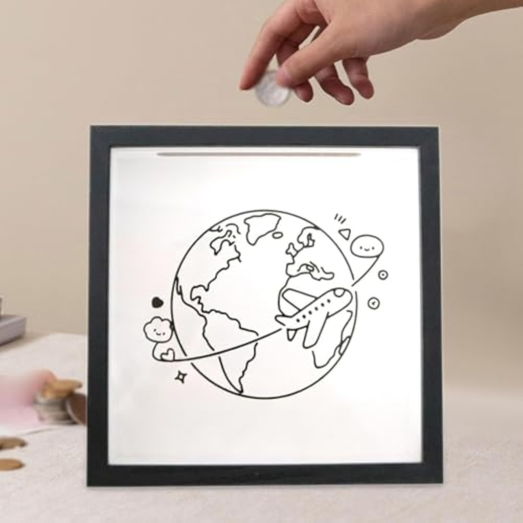 Shadow Box Frame for Wedding Stamps and Keepsakes