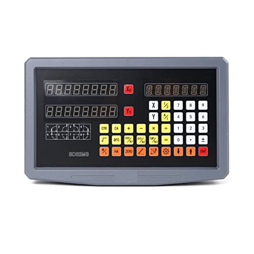 Affichage numérique Kit de lecture numérique Dro Set avec capteur d'encodeur d'échelles linéaires 2 pièces 5U TTL 22 * 34 100 à 1000MM Mesure précise(Blauw)