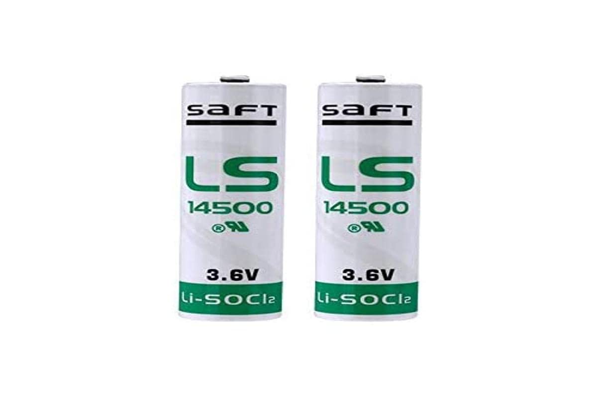 Lot De 10 Piles LS-14250 Lithium SAFT 3,6 V - Pour Compteurs D'eau PLC ER3, Type ER1/2AA