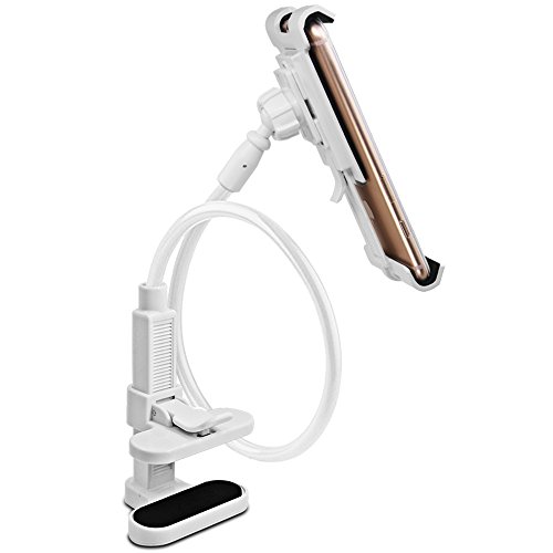 Flexible teléfono Soporte Soporte para tablet, AFUNTA brazo largo cuello de cisne Lazy soporte para smartphone, soporte universal 360 rotación para iPad iPhone Android