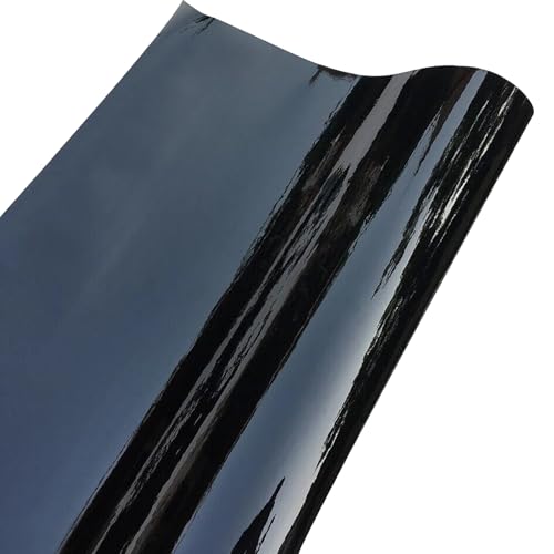 JOEEYKO 100cm x 150cm Gloss Black Car Vinyl Wrap, Bubble Free Waterproof Adhesive Vinyl Film Sticker Decal Car Wrap Film