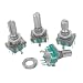Produktbild 5Pcs 20 Position 360 Grad Drehgeber EC11 W Push Button 5Pin Griff Lange 15/20MM mit EINEM Gebaut In Push Button Schalter (Color : 15mm Plum handle)