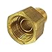 Brass Inverted Flare Fitting, Brake Line Adapter, Male Connector, 3/16