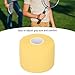 Badminton Grip Cushion Wrap, Excellent Shock Absorption, Anti Skid Tennis Racket Grip Tape Backing Film for All Players (Yellow)
