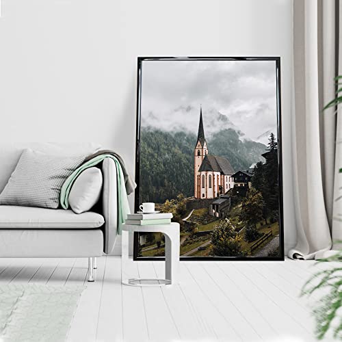 Graduationmall FF-PF1-2436-1 24X36 Poster Frame With Uv Protection Acrylic,Hanging Hardware thumb #1