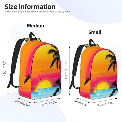 Mochila de mano Sunset para evitar cargos de equipaje con espacio para laptop de mujer 4