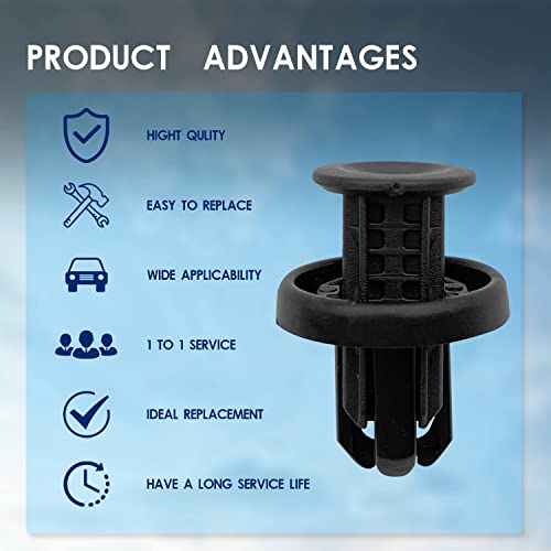 30Pcs Fastener Rivet, Rear Front Bumper Cover Fender Grille Under Cover Push-Type Retainer Clip Compatible With Honda Acura Civic 91505-Tm8-003 #TOP3
