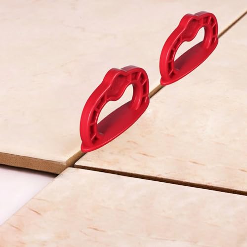 Alineación perfecta sin errores: 12 anillos espaciadores rojos de 1/4 pulgada para terrazas 7