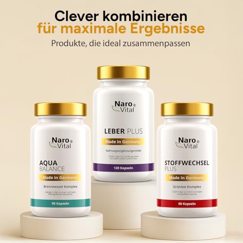 Leber Kur Mariendistel Kapseln hochdosiert - 80% Silymarin, Artischocke, Löwenzahn, Curcuma, Desmodium und Cholin für die Leber Testsieger - 8-Fach Komplex