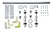 QA1 ALN12150K Pro-Drag Rear Coil-Over Shock Kit 1551-1850 lb. Vehicles 150 lb. L
