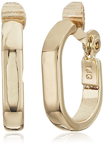 Anne Klein Gold Tone Clip Earrings