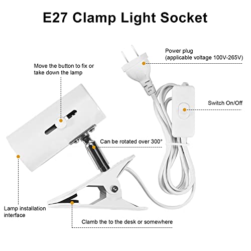 Wolezek Red Light Therapy Lamp With Lamp Holder, 660Nm Red And 850Nm Near Infrared Combo Red Light Therapy Bulb, Therapy Device For Skin Care Pain Relief #TOP5