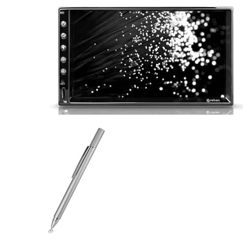 BoxWave Stylus Pen Compatible with Corehan CS-JD-AN-03 - FineTouch Capacitive Stylus, Super Precise Stylus Pen - Metallic Silver