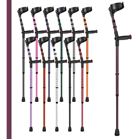 Ossenberg Soft Grip Elbow Crutch - Aubergine Cover