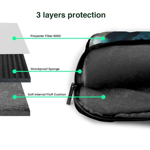 Bolso para laptop KHiry estilo bandolera color aguamarina miniatura 5