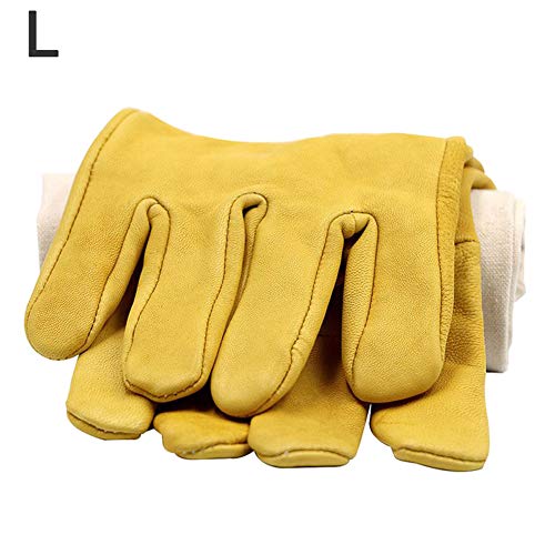 Futihing Ein Paar Imkerhandschuhe aus Segeltuch Schutzhandschuhe für Imker, Anti-Bienenhandschuhe, Imkereiausrüstung… – Bild 6