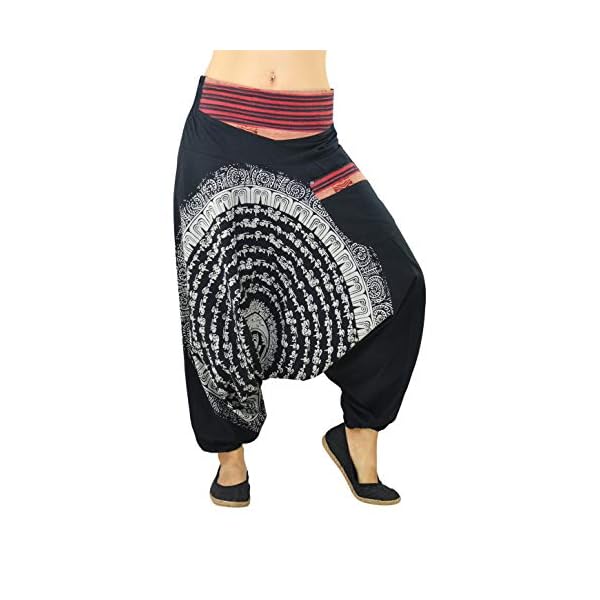 virblatt Pantalones Bombacho Mujer Yoga cagados como pantalón Chandal árabe - Nirvana | DeHippies.com