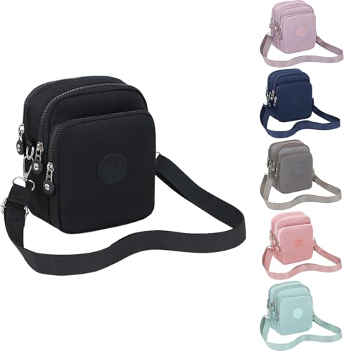 Mayoii Piccola borsa a tracolla da viaggio da donna, leggera e impermeabile, piccola borsa con...