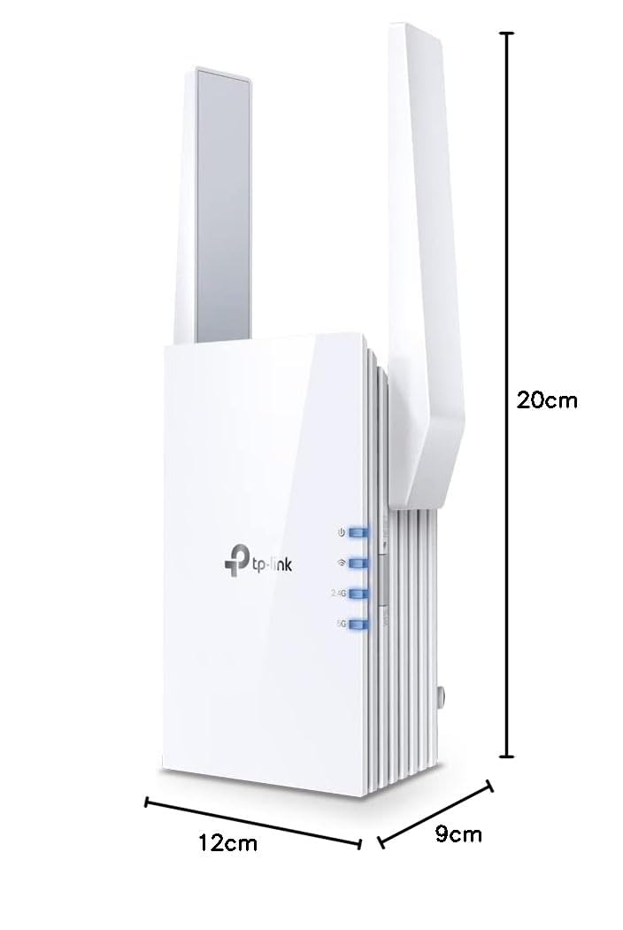 TP-Link RE705X - Repetidor Wi-Fi 6, Dual Band AX3000, Extensor de Cobertura Mesh con EasyMesh, Puerto Gigabit Ethernet y App Tether, Blanco