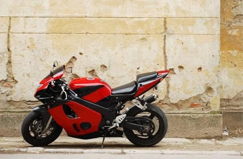 Image of HOME13 Vinyl Wrap Sheet for Car & Bike Self Adheisve Vinyl Wrap Sticker & Decal Roll Film Air Release Bubble Free (Red Gloss., 12x100 Inches)