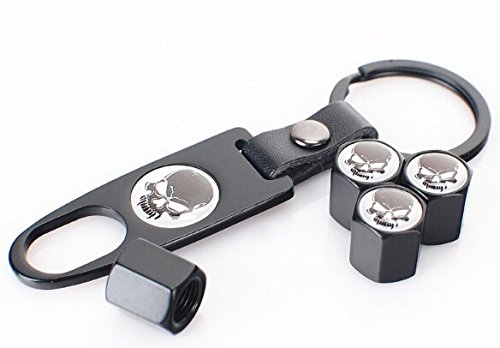 Garage-SixtySix Set di tappi per valvole Skull w