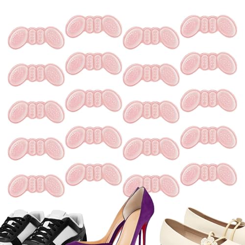 Juego de 10 pares de talonetas protectoras para zapatos demasiado grandes - Fuerte agarre - Anti-fricción - 6 mm