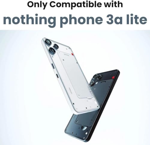 Image of DIZORO Compatible with Nothing 3A Lite 5G Back Cover Case Clear,[ Anti Yellow ][Military Grade Protection] Hard PC Back Cover Transparent