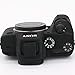 Case for Sony A7 iii, Professional Silicone Rubber Case Cover Coverable Protective for A7 iii A7r iii a73 a7R 3 Camera + Microfiber Cloth (Black)