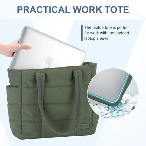Bolso Tote acolchado ligero para mujer VASCHY miniatura 6