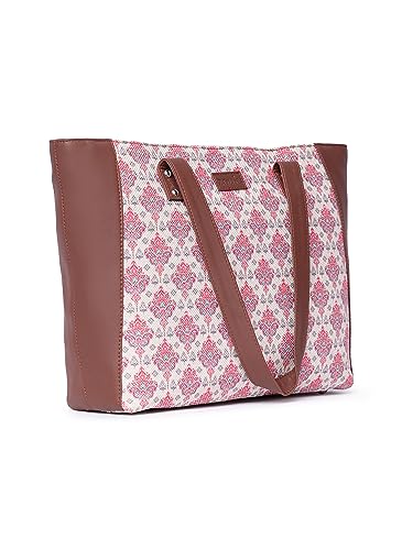 Image of ZOUK Women's Handcrafted Side Tote Bag and Handbag for Office and College